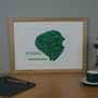 Personalised Layered Golf Course Map, thumbnail 3 of 8