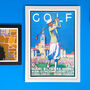 Limited Edition: Vintage Miami Golf Club Poster Print, thumbnail 8 of 8