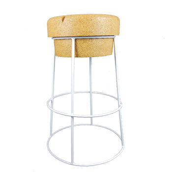 Champagne Cork Tall Bar Stool, Customise For Free, 6 of 10