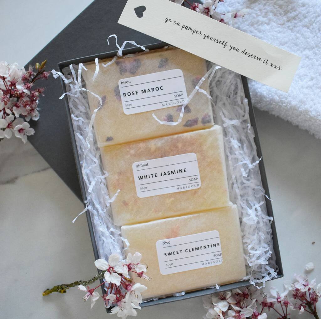 Personalised Organic Soap Letterbox Gift Collection, 1 of 4