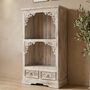 Solid Wood Whitewash Storage Cabinet In Several Colours, thumbnail 1 of 7
