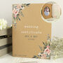 Personalised Wedding Certificate And Photo Display Book – Perfect Wedding Gift For Couples, thumbnail 1 of 4