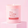 Funny 60th Birthday Gift Pink Candle Sixty And Fabulous, thumbnail 1 of 3