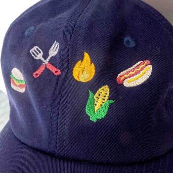 Personalised Organic Cotton BBQ Cap Gift For Dad, 2 of 5