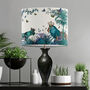 Tropical Lions Lampshade, Blue, thumbnail 1 of 10