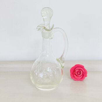 Antique Olive Oil / Vinegar Decorative Bottle ~ Two, 2 of 6