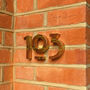 Premium Gold/Brass House Numbers, thumbnail 7 of 9