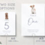 Dog Wedding Table Numbers, thumbnail 8 of 8