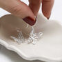 Sterling Silver Butterfly Drop Earrings, thumbnail 1 of 9