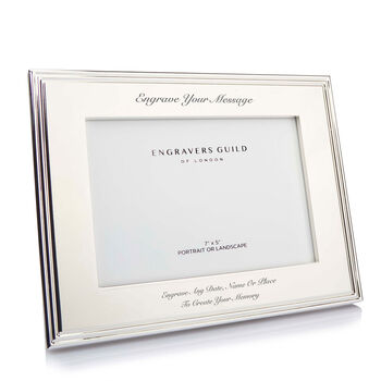 Personalised Elegance Silver Plated Frame – 5x7, 3 of 6
