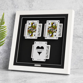The Perfect Hand Queen And Queen Personalised Gift Frame, 6 of 12