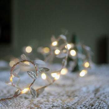 Gold Leaf Fairy Lights, 4 of 5