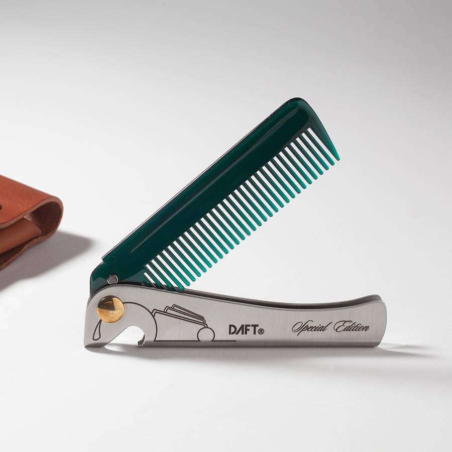 Special Edition Man Comb With Leather Case By Design And Fresh Thinking