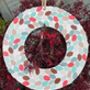 Floral Mosaic Hanging Indoor Wreath Decoration, thumbnail 8 of 11