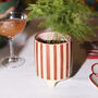 Candy Cane Striped Mini Planter, thumbnail 7 of 7