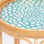 Boho Rattan Coastal Table, thumbnail 8 of 8
