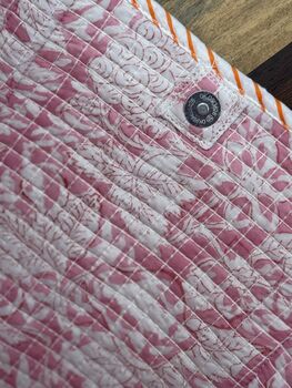 Tote Bag, Beach Bag, Block Print Indian Handbag, 9 of 12