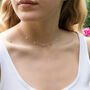 9ct Solid Gold Pearl Beaded Necklace, thumbnail 3 of 6