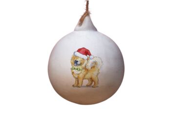 Chow Chow Ceramic Bauble, 2 of 2