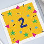 2nd Birthday Card, Card For Two Year Old, thumbnail 3 of 4