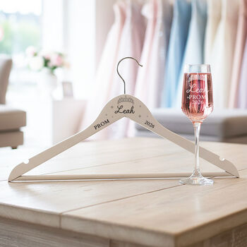 Personalised Prom Dress Diamante Embellished Hanger, 6 of 6