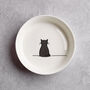 Cat Bowl With Sitting Cat, thumbnail 2 of 6