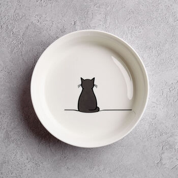 Cat Bowl With Sitting Cat, 2 of 6