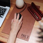 Personalised Home Office Premium Leather Mouse Pad, thumbnail 11 of 12