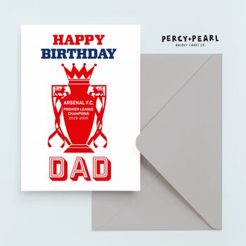 Arsenal Football Birthday Card, 2 of 4
