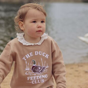 Duck Feeding Club Children's Sweater, 2 of 2