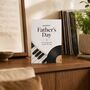 Father’s Day Music Card For Dad, thumbnail 1 of 6