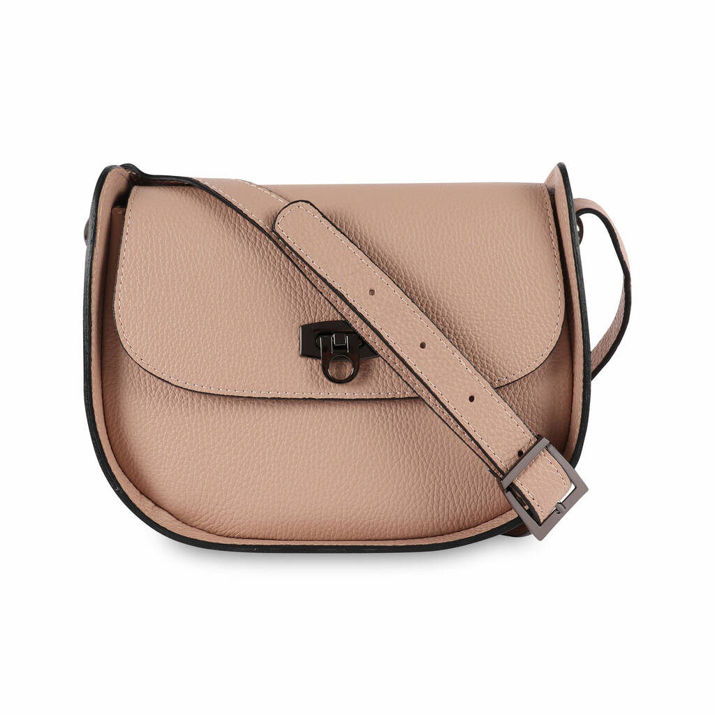 nude designer crossbody