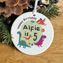 Personalised Birthday Ornament With Name, thumbnail 7 of 8