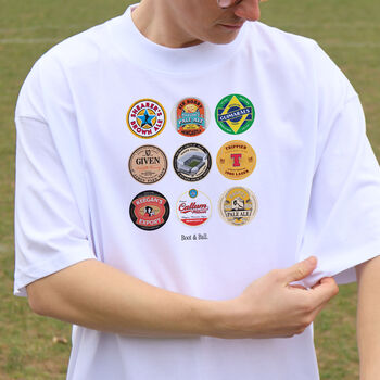 Newcastle Beer Mats Oversized T Shirt, 5 of 8