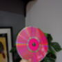 Circle Pattern Upcycled 12' Laser Disc Decor, thumbnail 5 of 7