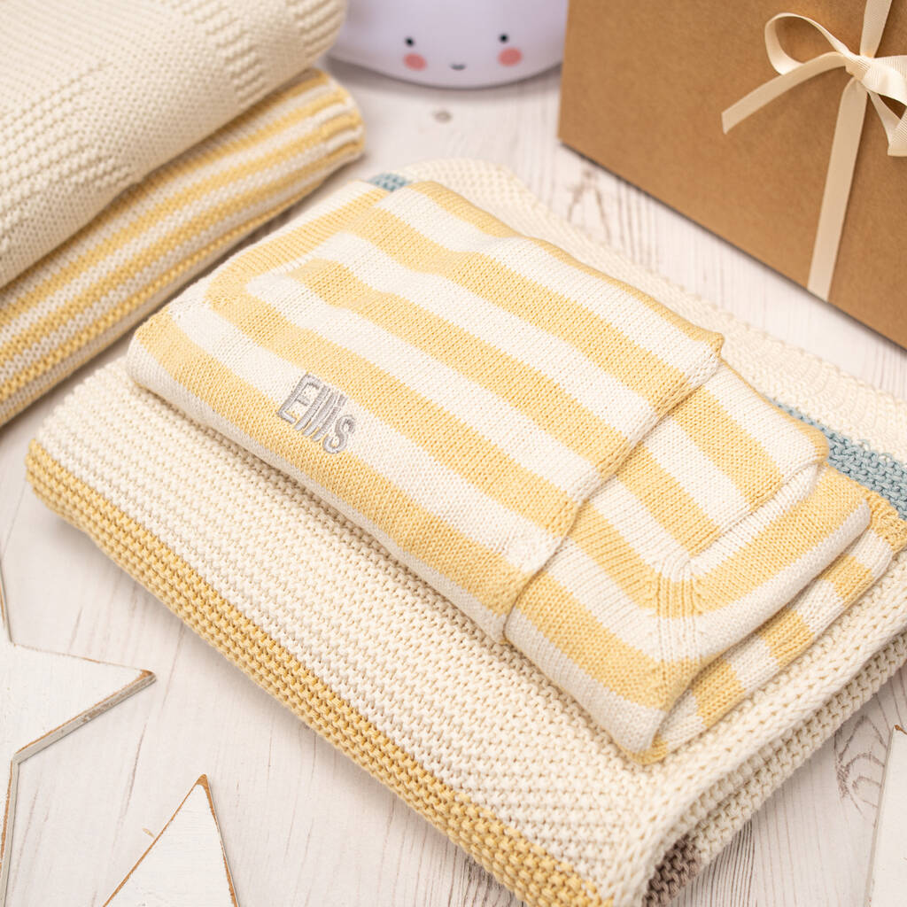 Unisex Baby Hoodie And Blanket Gift Set, 1 of 12