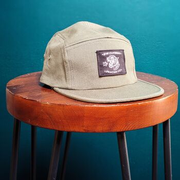Organic Five Panel Angry Tiger Cap, 4 of 4
