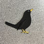Blackbird Iron On Patch, thumbnail 1 of 4