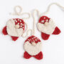 Christmas Gonk Garland And Paper Chain Knitting Kit, thumbnail 4 of 10