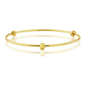 9ct Gold 'Love Knot' Bangle, 2 of 3