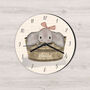 Elephant Nursery Clock, thumbnail 2 of 4