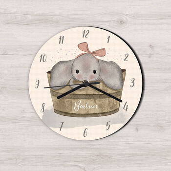 Elephant Nursery Clock, 2 of 4