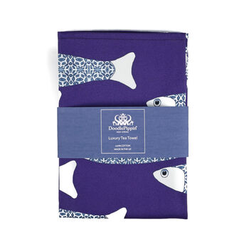 'Ocean Shoal' 100% Cotton Tea Towel, 11 of 12