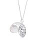 Sterling Silver Floral Necklace, thumbnail 4 of 6