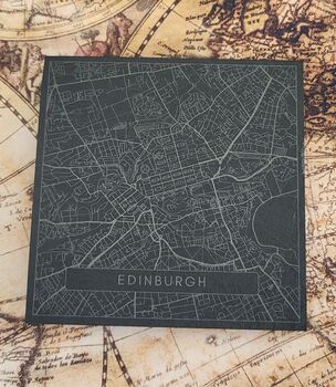 Scottish Cities Slate Coaster Set, 3 of 7