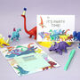 Dinosaur Invitation 10 Pack, thumbnail 5 of 6