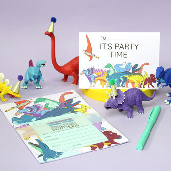 Dinosaur Invitation 10 Pack, 5 of 6