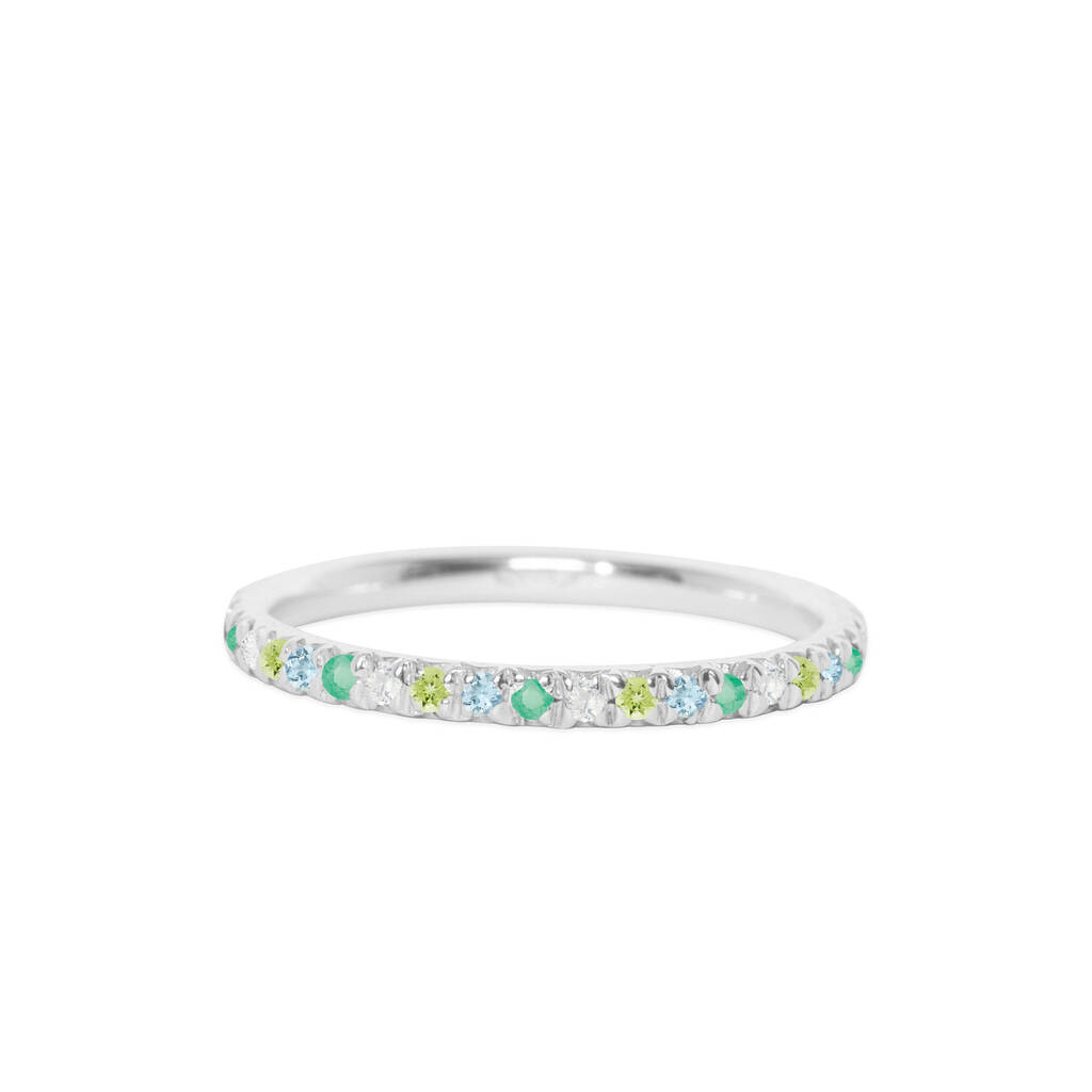 Bespoke Birthstone Eternity Ring By Xissjewellery