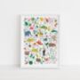 Colourful Tropical Alphabet Print For Children's Room, thumbnail 4 of 4