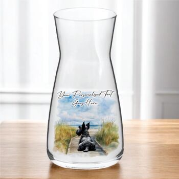 Personalised Scottish Terrier Dog Beach Walk Collection, 8 of 8
